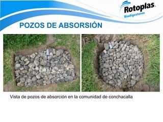 POZOS DE ABSORSIÓN
Vista de pozos de absorción en la comunidad de conchacalla
 