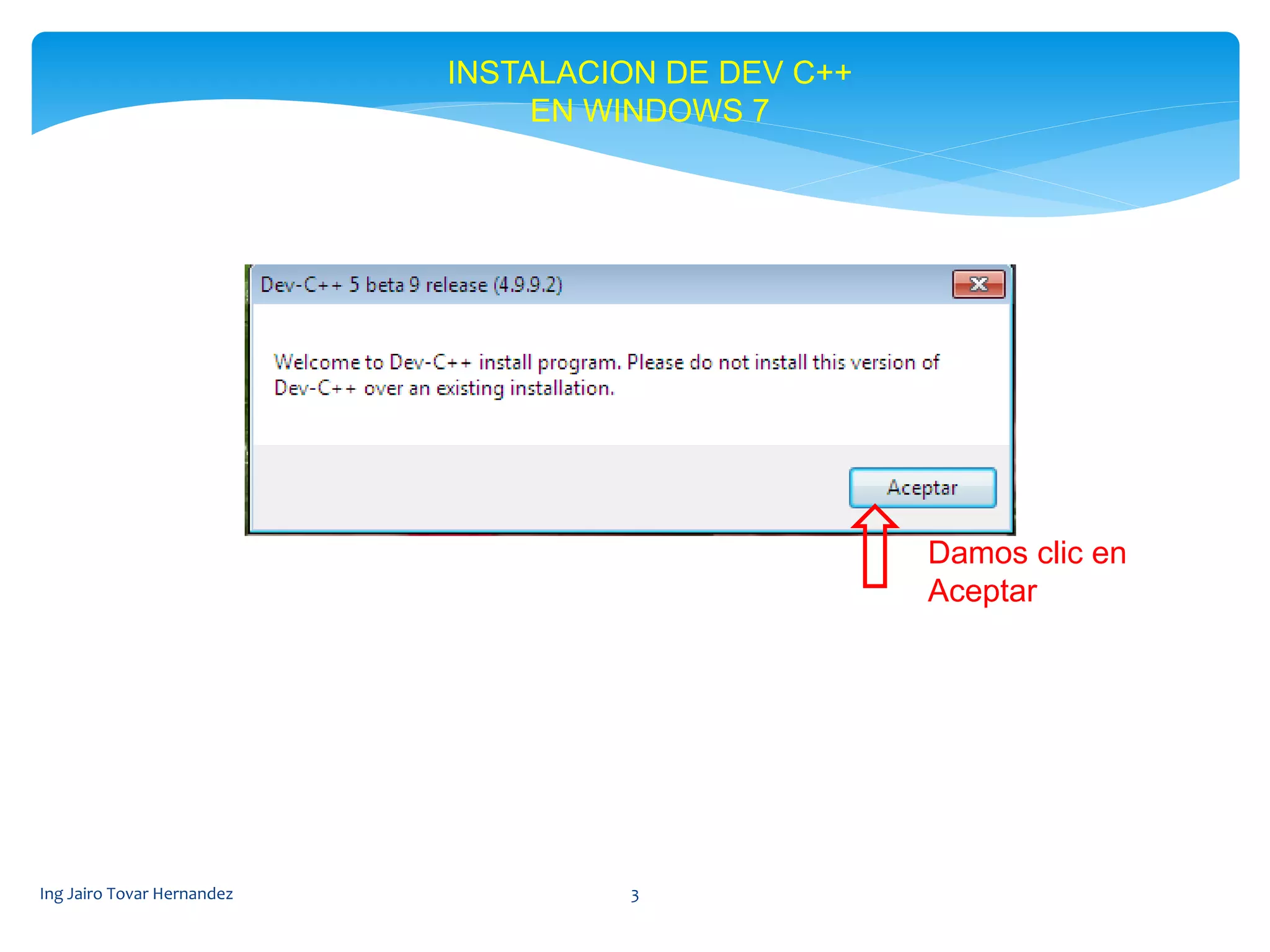 Instalacion de dev c++ | PPTX