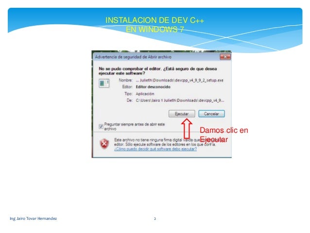 Dev C For Windows 7