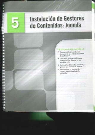 Instalacion de gestor de contenidos usando joomla