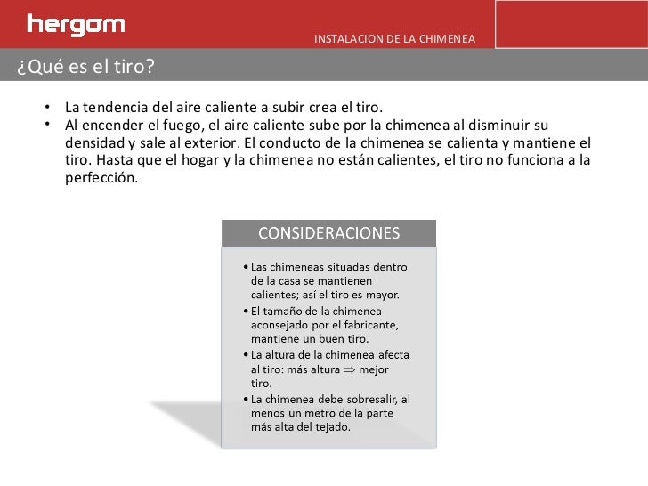 Instalacion de la chimenea