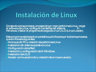 Instalacion De Linux | PPT