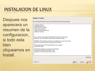 Instalacion de linux | PPT