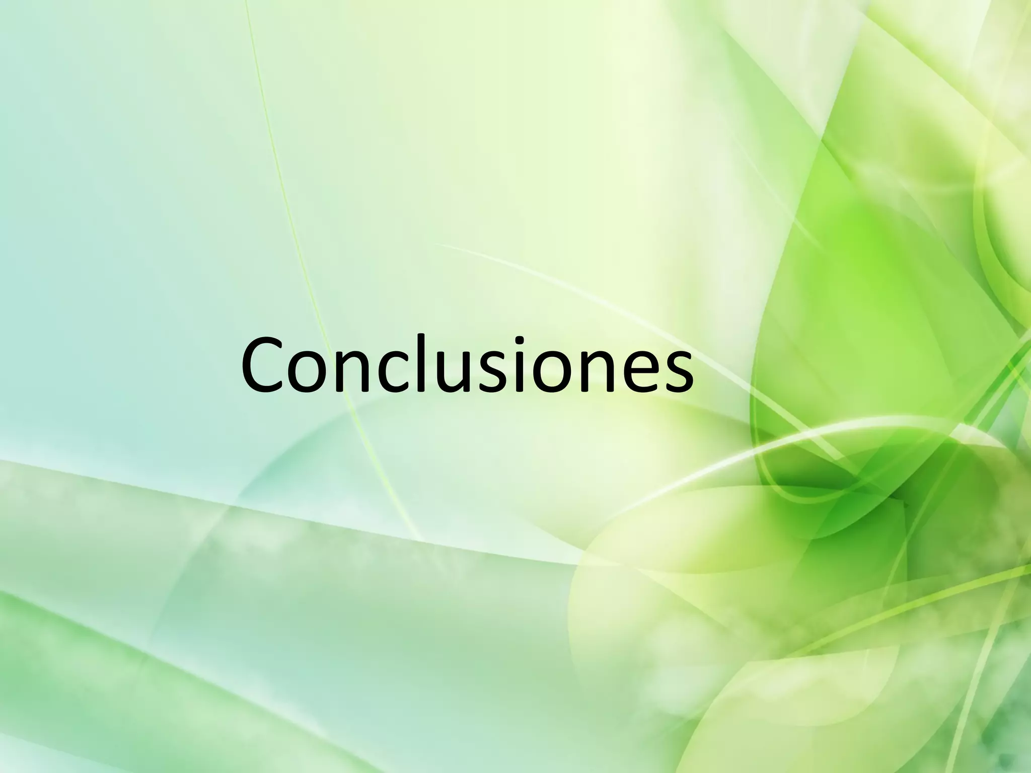 Conclusiones  