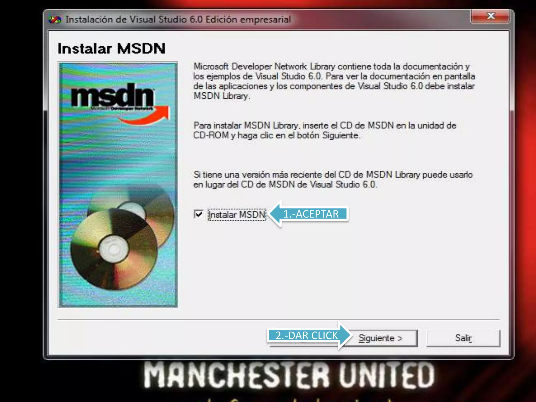 1.-ACEPTAR




2.-DAR CLICK
 