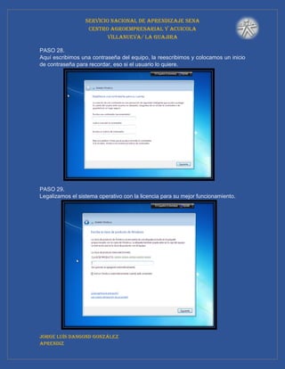 Instalacion de windows 7 | PDF