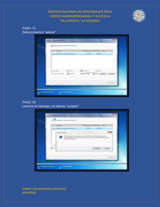 Instalacion de windows 7 | PDF