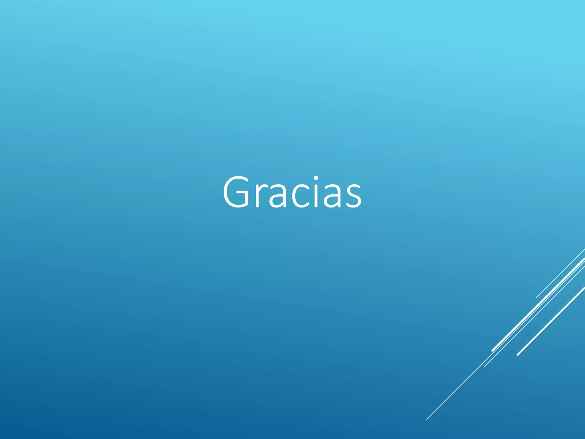 Gracias
 
