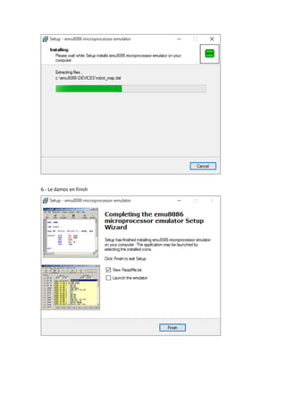 6.- Le damos en finish
 