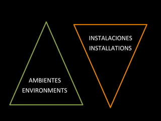 INSTALACIONES	
  
                   INSTALLATIONS	
  



  AMBIENTES	
  
ENVIRONMENTS	
  
 