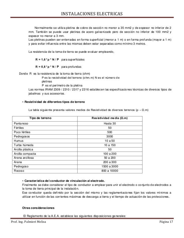 Reglamento de instalaciones electricas domiciliarias