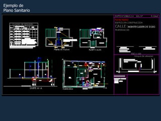 Ejemplo de
Plano Sanitario
 