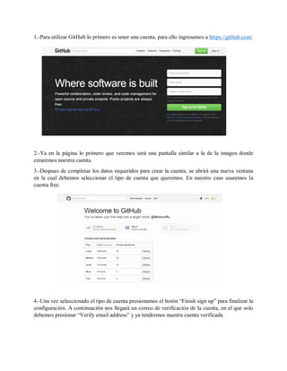 Instalacion github | PDF