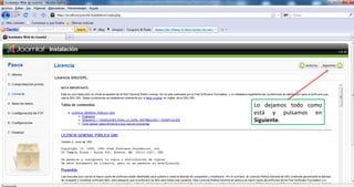 Lo dejamos todo como está y pulsamos en  Siguiente . 