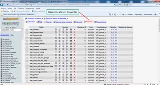 Hacemos clic en Importar 