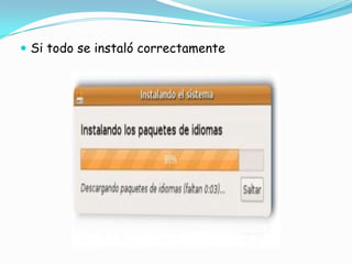  Si todo se instaló correctamente
 