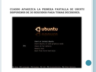 Instalación Ubuntu
