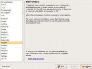 Instalacion ubuntu