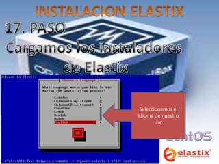 Seleccionamos el
idioma de nuestro
        uso
 