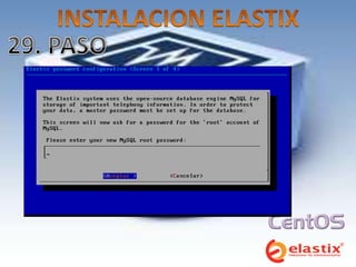 Instalacion virtualbox luego cargamos la centralita ELASTIX