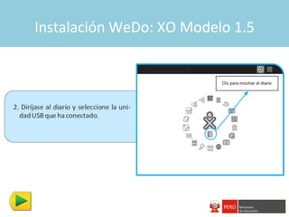 Instalación WeDo: XO Modelo 1.5
 
