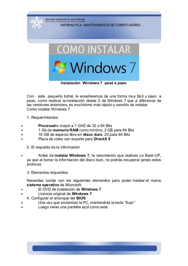 Instalacion Win 7 2