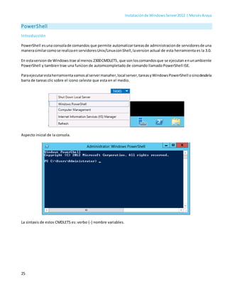 Instalación e Introducción básica de Windows Server 2012 | PDF