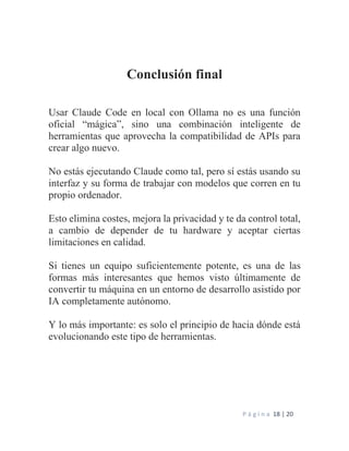Guía Completa para Usar Claude Code Gratis en Local con Ollama y ...