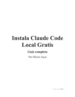Guía Completa para Usar Claude Code Gratis en Local con Ollama y ...