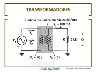 http://www3.ifrn.edu.br/~jeangaldino
TRANSFORMADORES
 