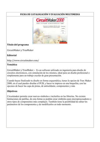 Instalando Circuit Y Trax Maker