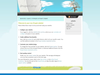 Instalando Drupal, Começando do Começo