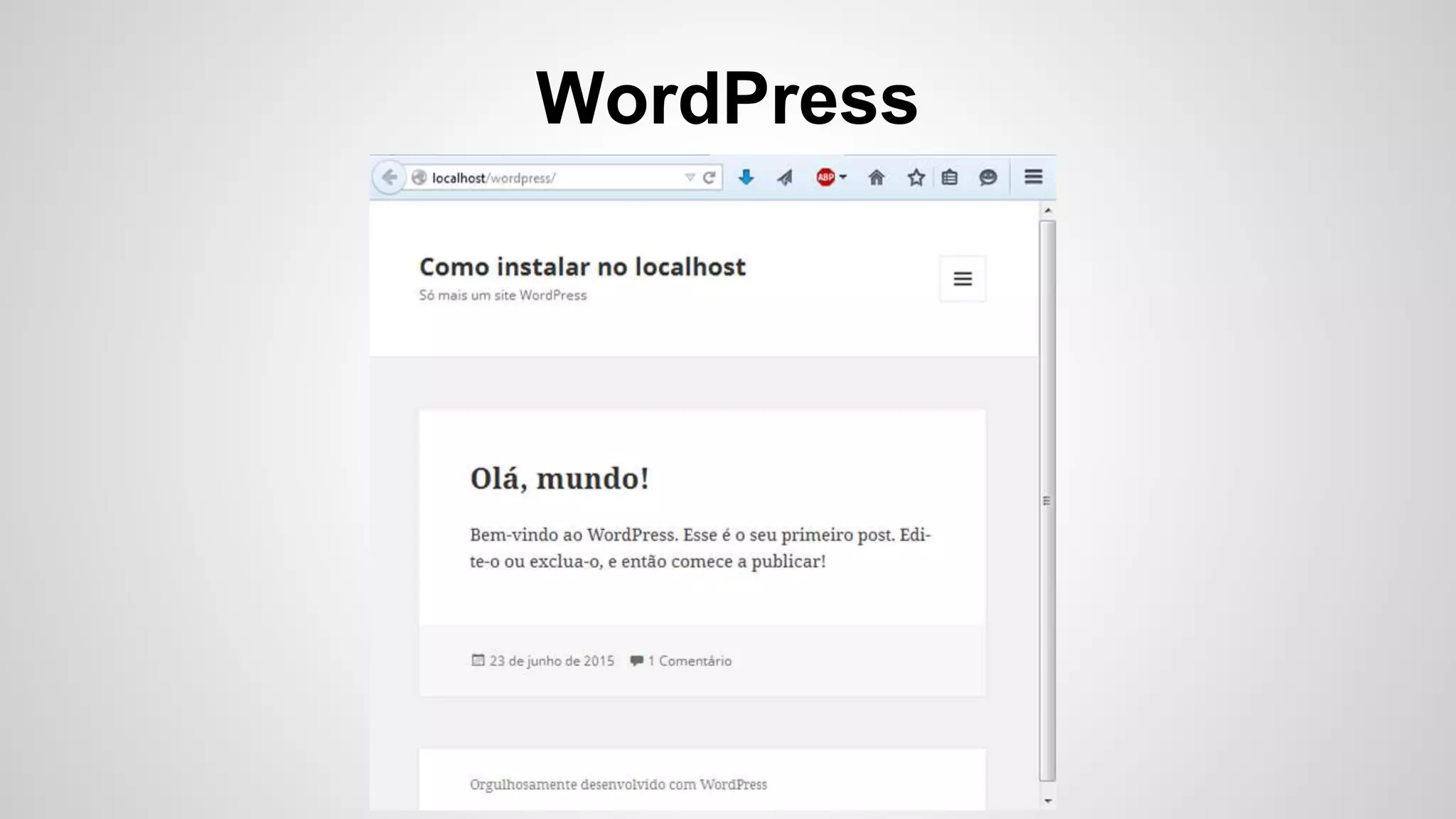 WordPress
 