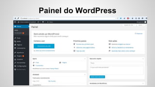 Painel do WordPress
 