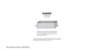 Alan Kaprow, Fluids, 1967/2015
 
