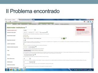 II Problema encontrado
 