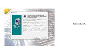 Step-by-Step Guide to Installing Desktop Software with User Prompts | PPTX