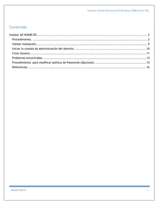 Instalar Active Directory en Windows 2008 Server R2 | PDF