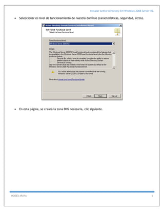 Instalar Active Directory en Windows 2008 Server R2 | PDF