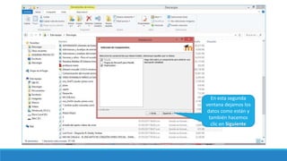 En esta segunda
ventana dejamos los
datos como están y
también hacemos
clic en Siguiente
 