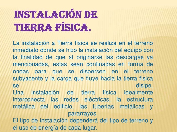 Instalar una tierra fisica Instalar una tierra fisica