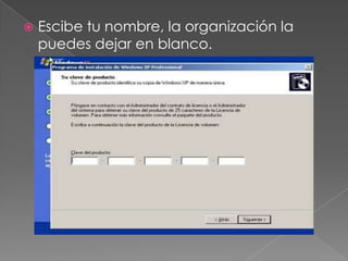  Escibe tu nombre, la organización la
puedes dejar en blanco.
 