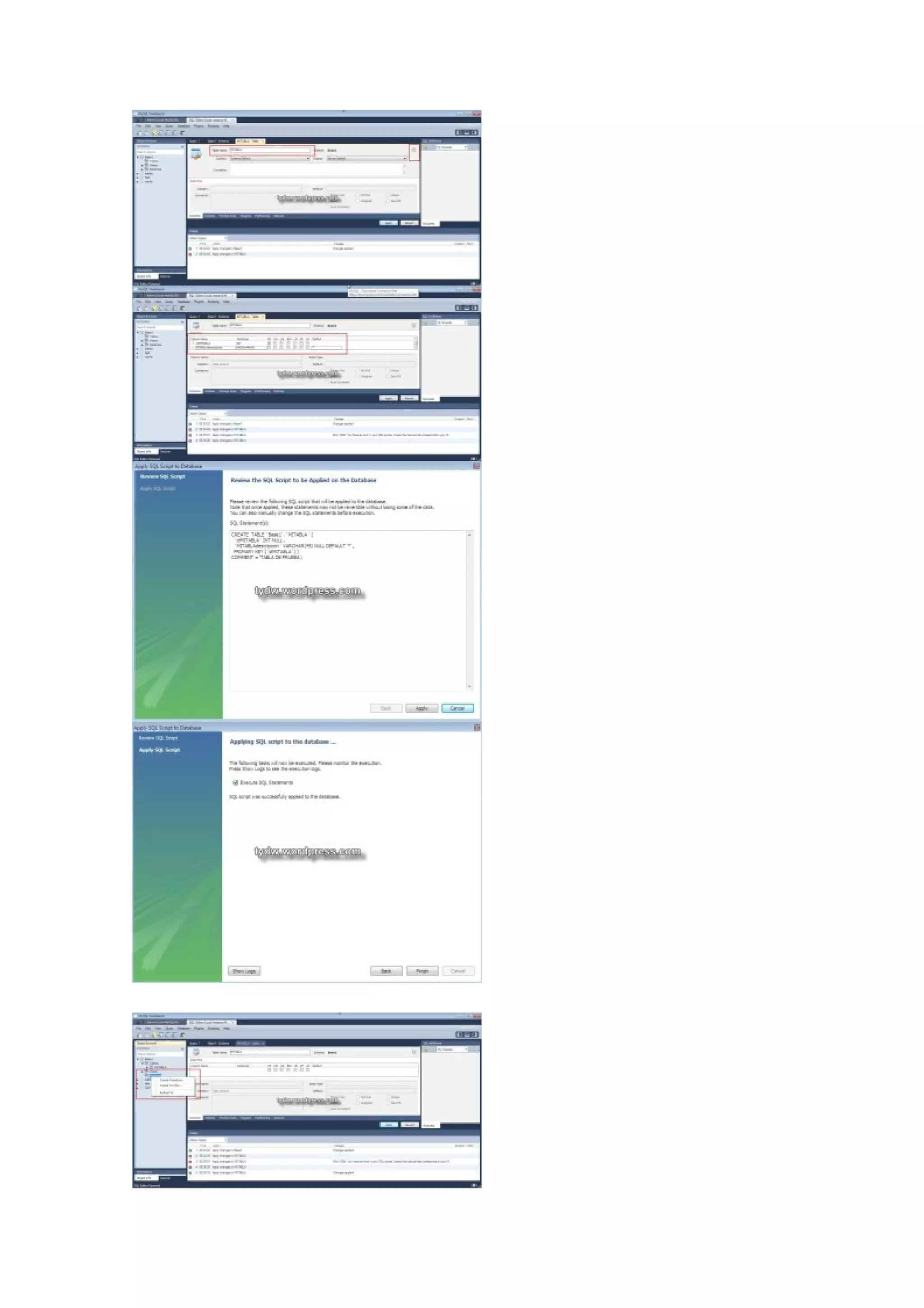 Creando un Procedimiento en las Rutinas de MySQL

 