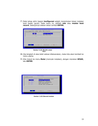 Instalasi depdiknux | DOC