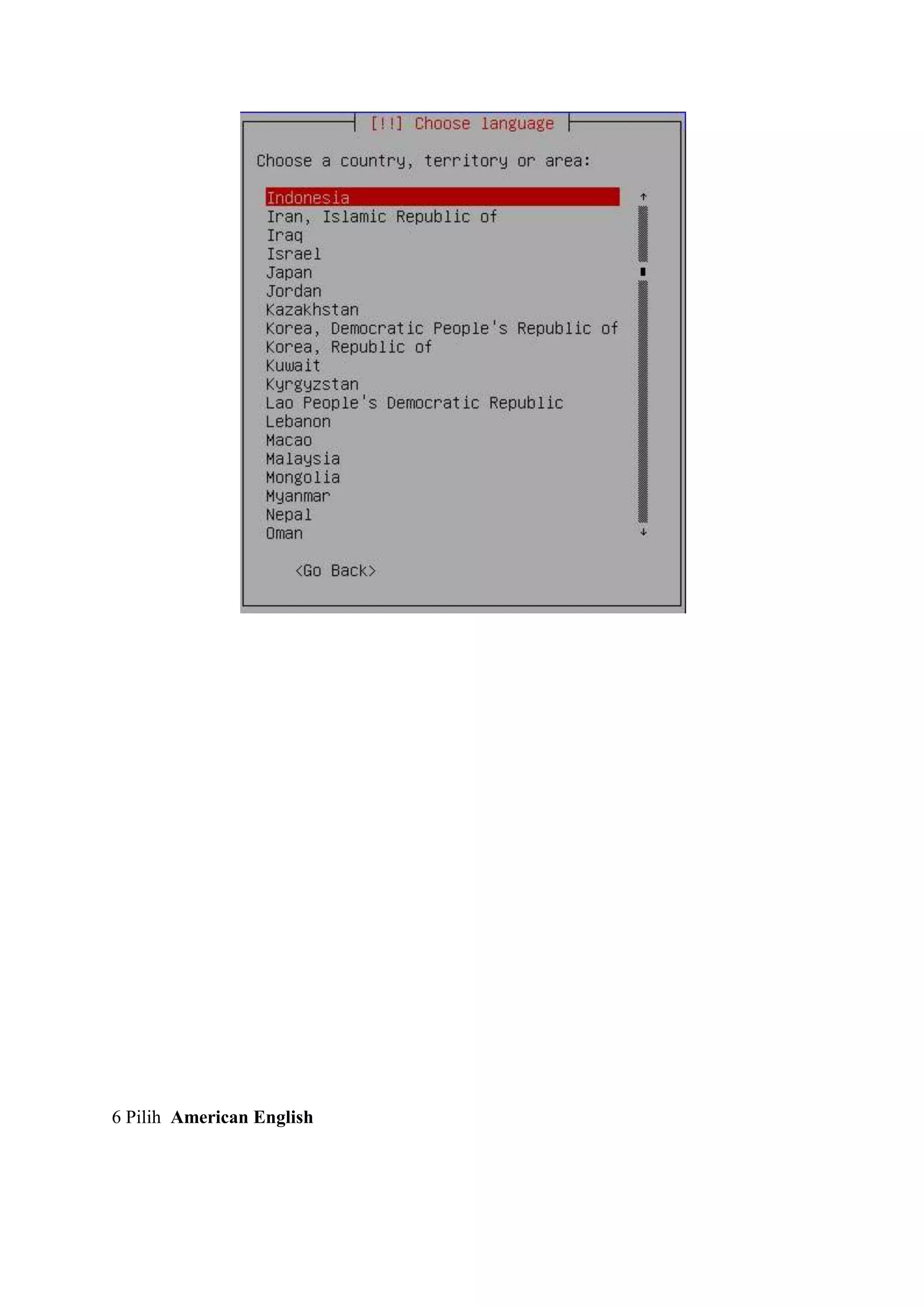 6 Pilih American English
 