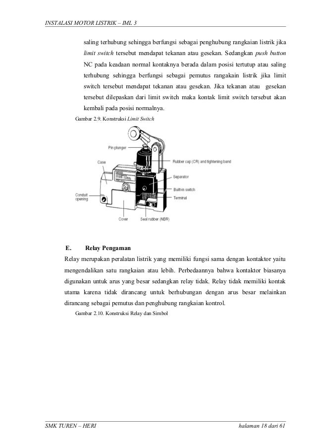 Instalasi motor 3 fasa Instalasi motor 3 fasa