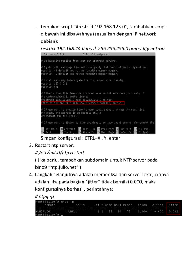 Instalasi ntp server pdf