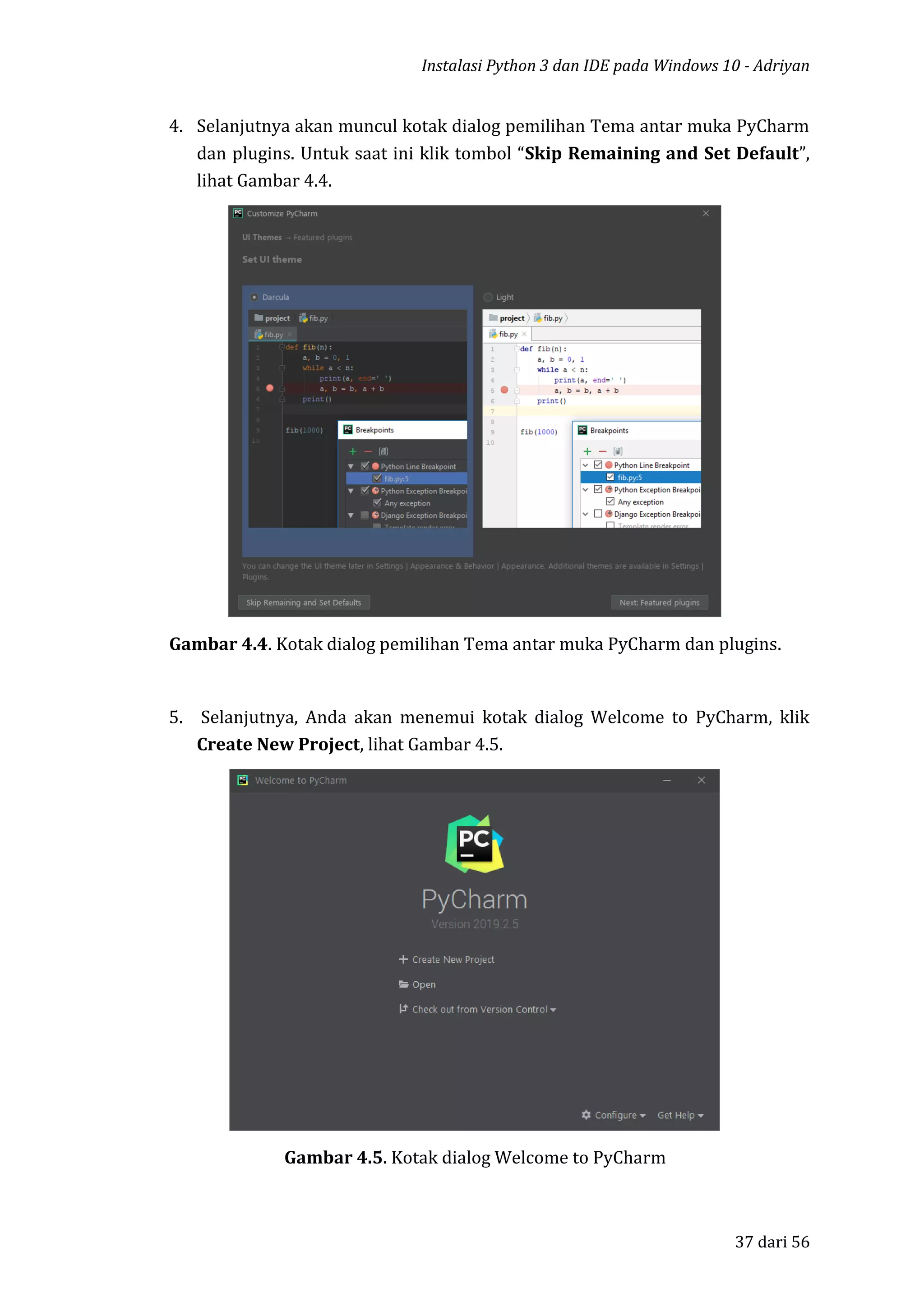 Instalasi python 3 dan ide atau anaconda distribution pada windows 10 | PDF