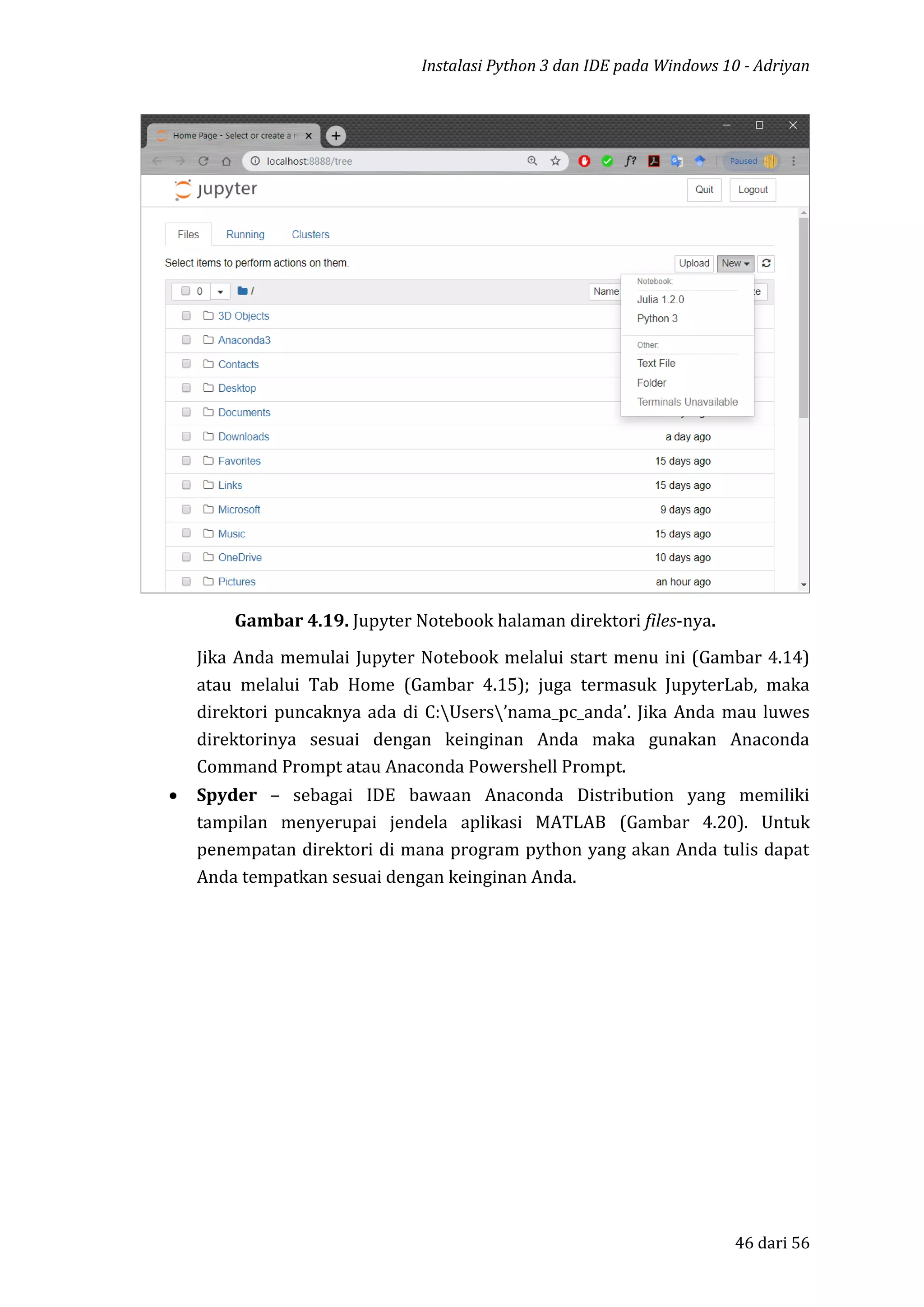 Instalasi python 3 dan ide atau anaconda distribution pada windows 10 | PDF
