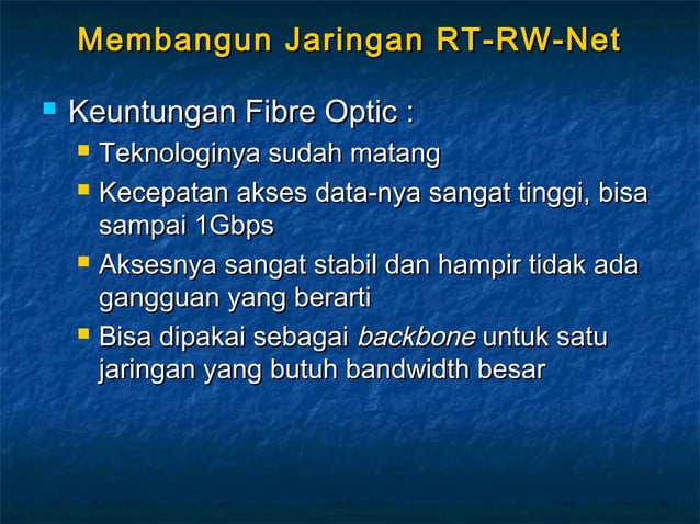Instalasi RT/RW Net | PPT